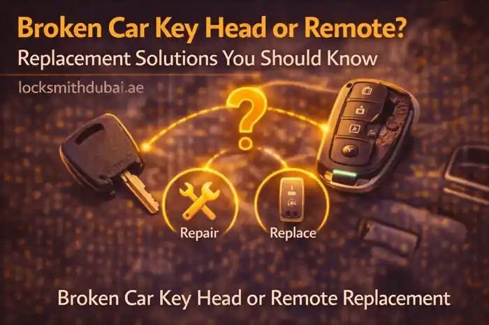 Broken Car Key Head or Remote? Replacement Solutions You Should Know