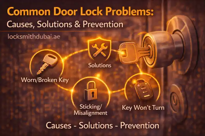 Common Door Lock Problems: Causes, Solutions & Prevention
