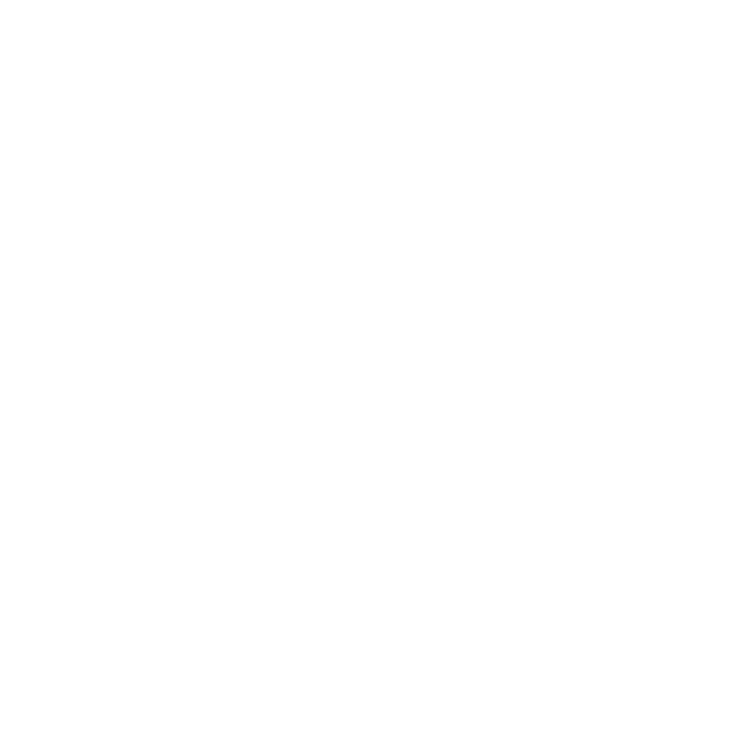 White shopping cart icon with a checkmark.