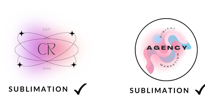 Images showing designs that can be sublimated.