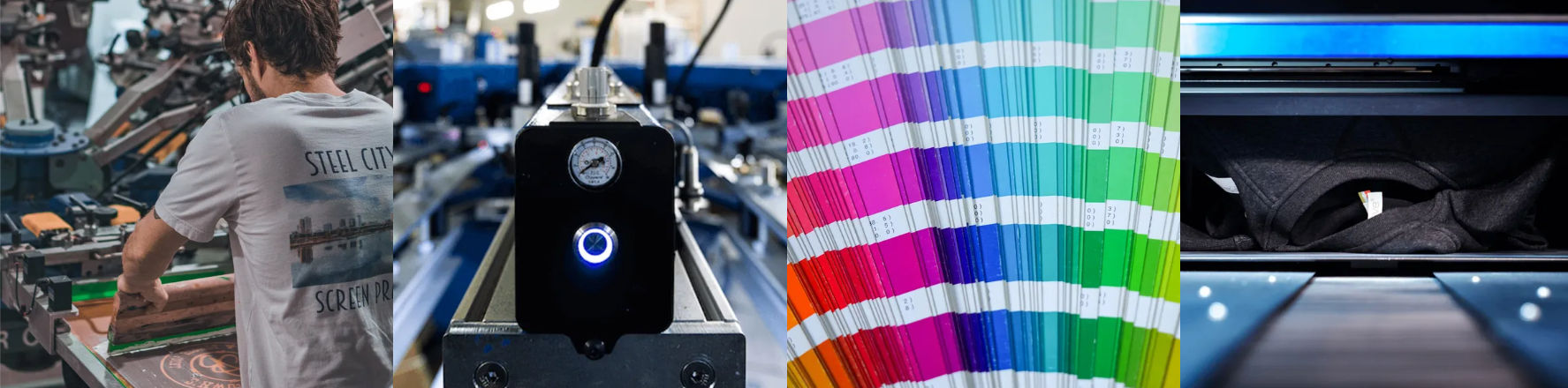 An image of printing of custom apparel