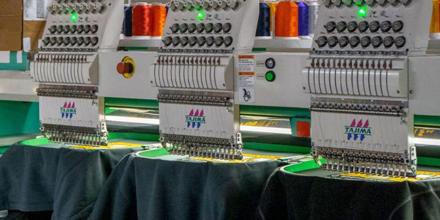An image of our embroidery machines