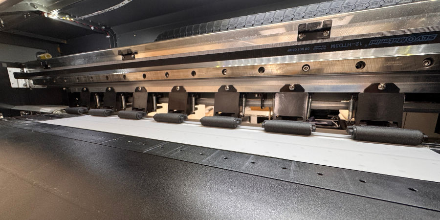 A close up image of our inhouse DFT machine.