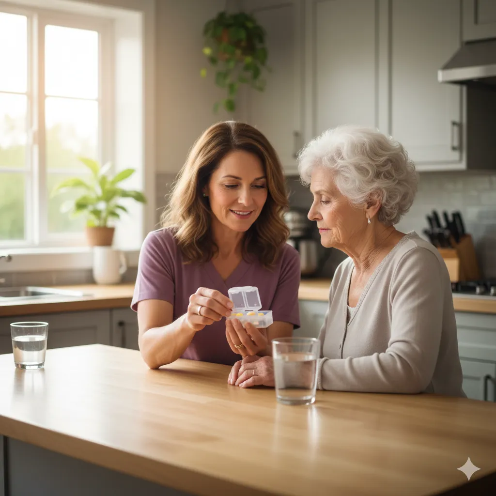 Medication management and health oversight for seniors in a boarding care home in Upland CA