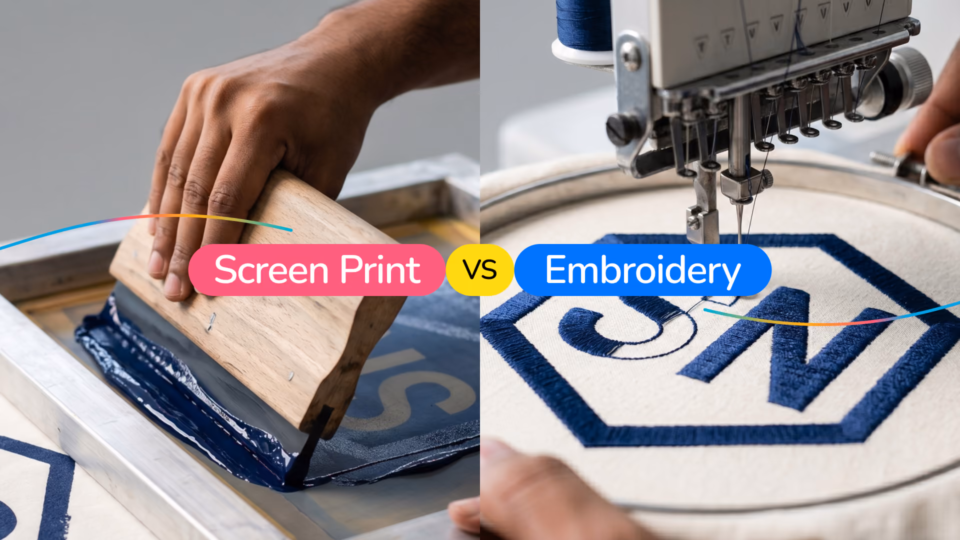 Screen Printing vs Embroidery (and Everything In Between): Which Is Right for Your Branded Apparel? | AllThingsCustomized