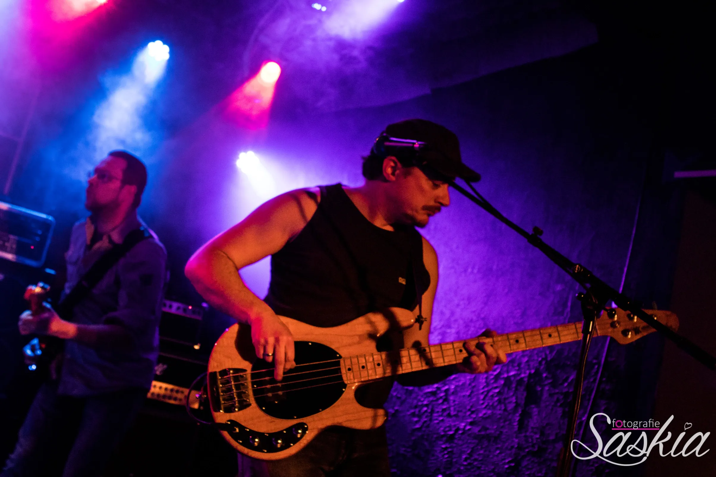 Danny live op het podium