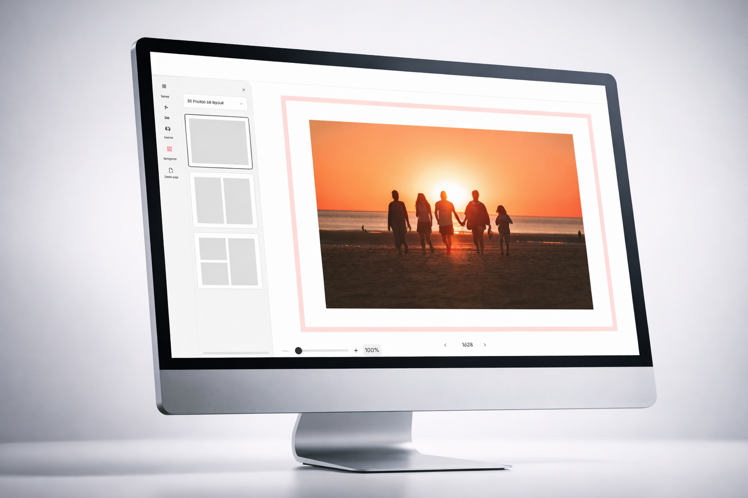 Photo book, canvas and prints created from a single photo upload