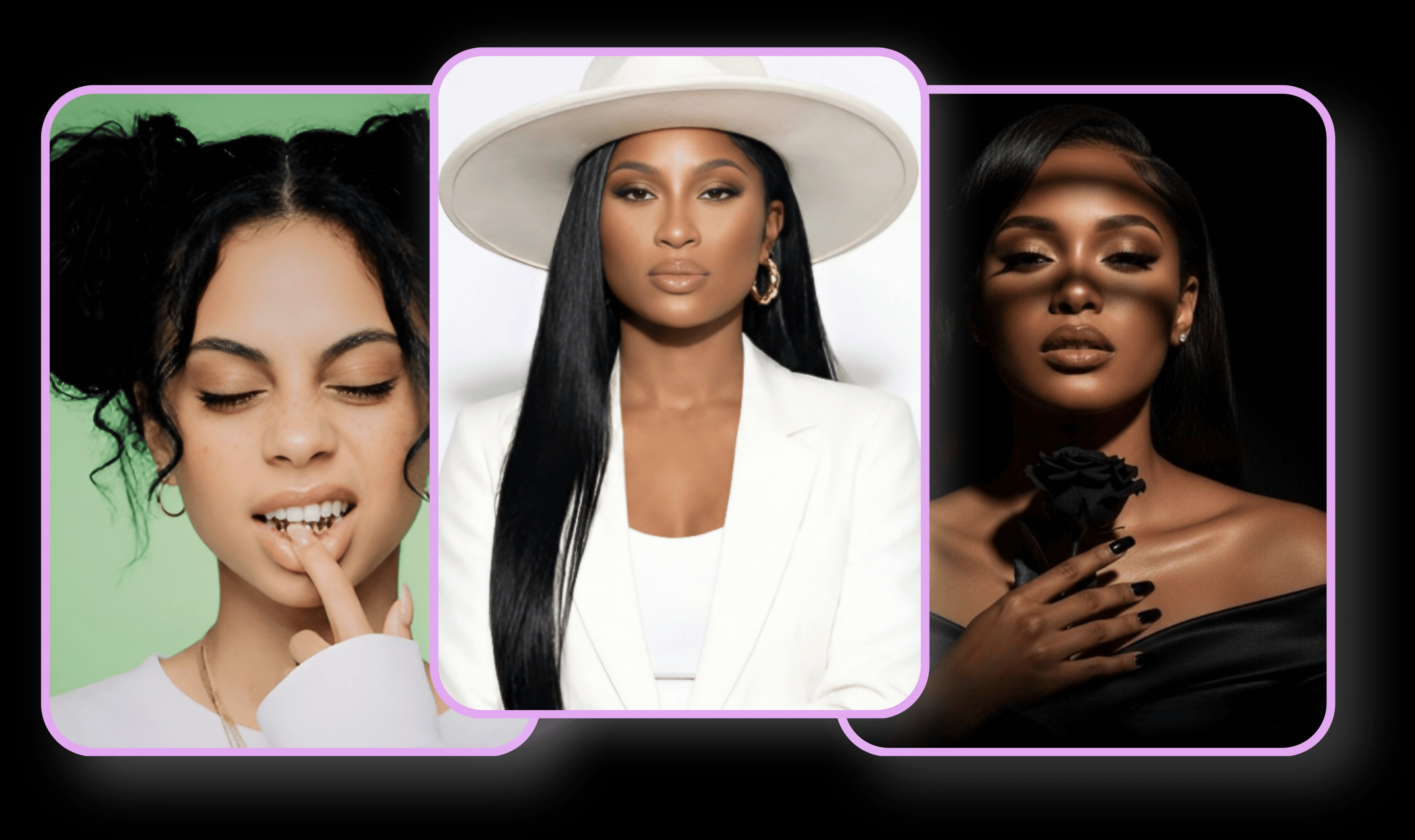 Female-presenting AI artists featured on SIQA charts