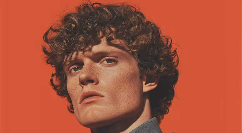 A Man looking With Vision