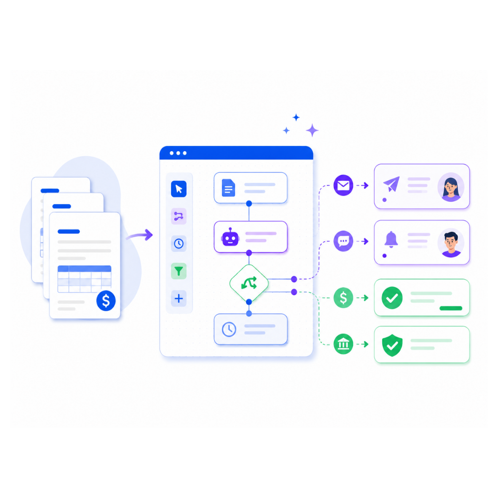 How to Build an AI Collections Workflow Without Writing Code