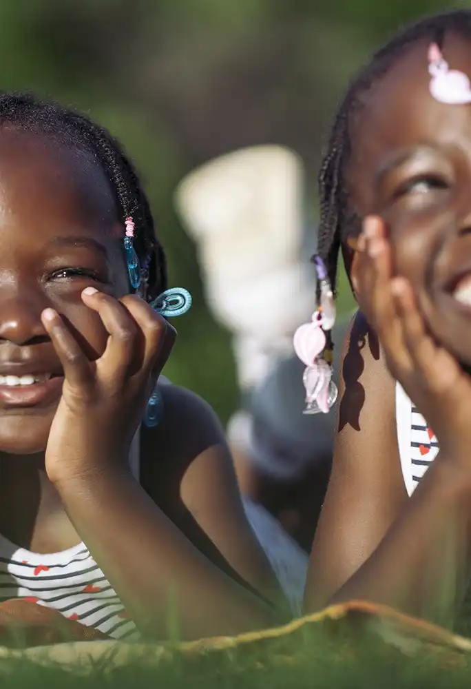 image of obituary card in serene setup