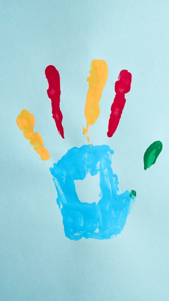 Colorful Handprint