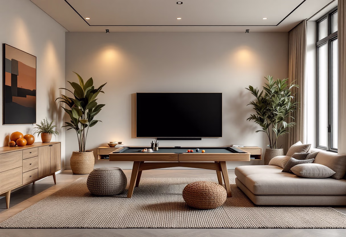 Finished basement development project