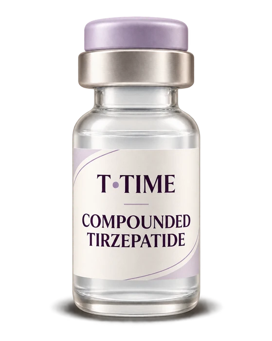 Compounded tirzepatide vial