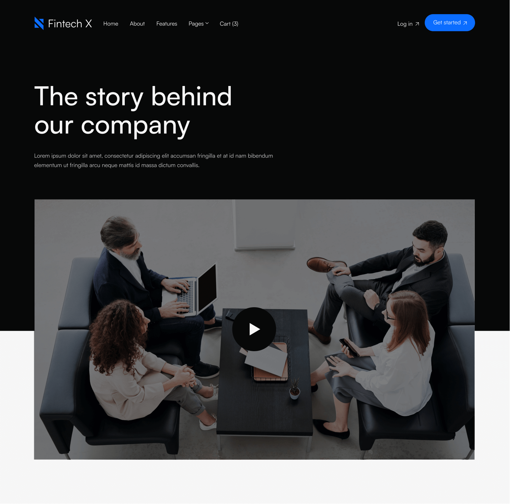 About - Fintech X Webflow Template