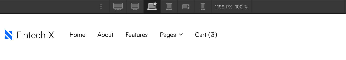 Responsive Design - Fintech X Webflow Template
