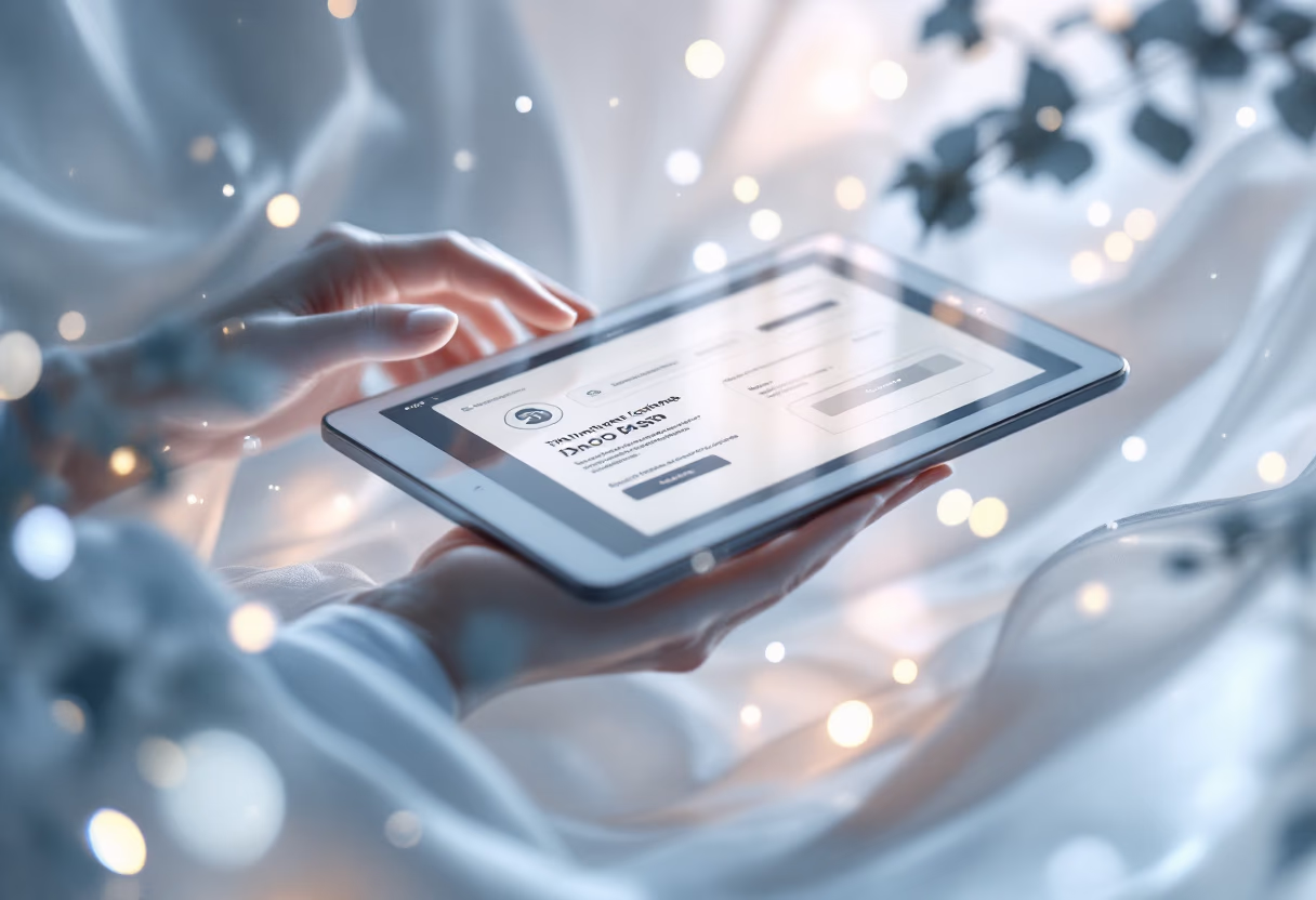 [interface] screenshot of software in action (for an ai saas company)