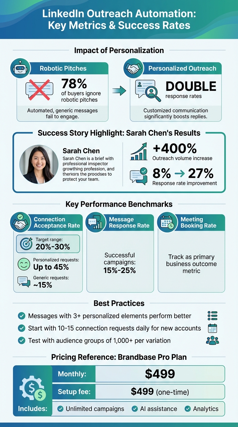 LinkedIn Outreach Automation: Key Performance Metrics and Success Rates