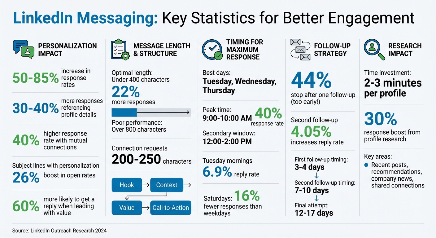 LinkedIn Message Engagement Statistics and Best Practices