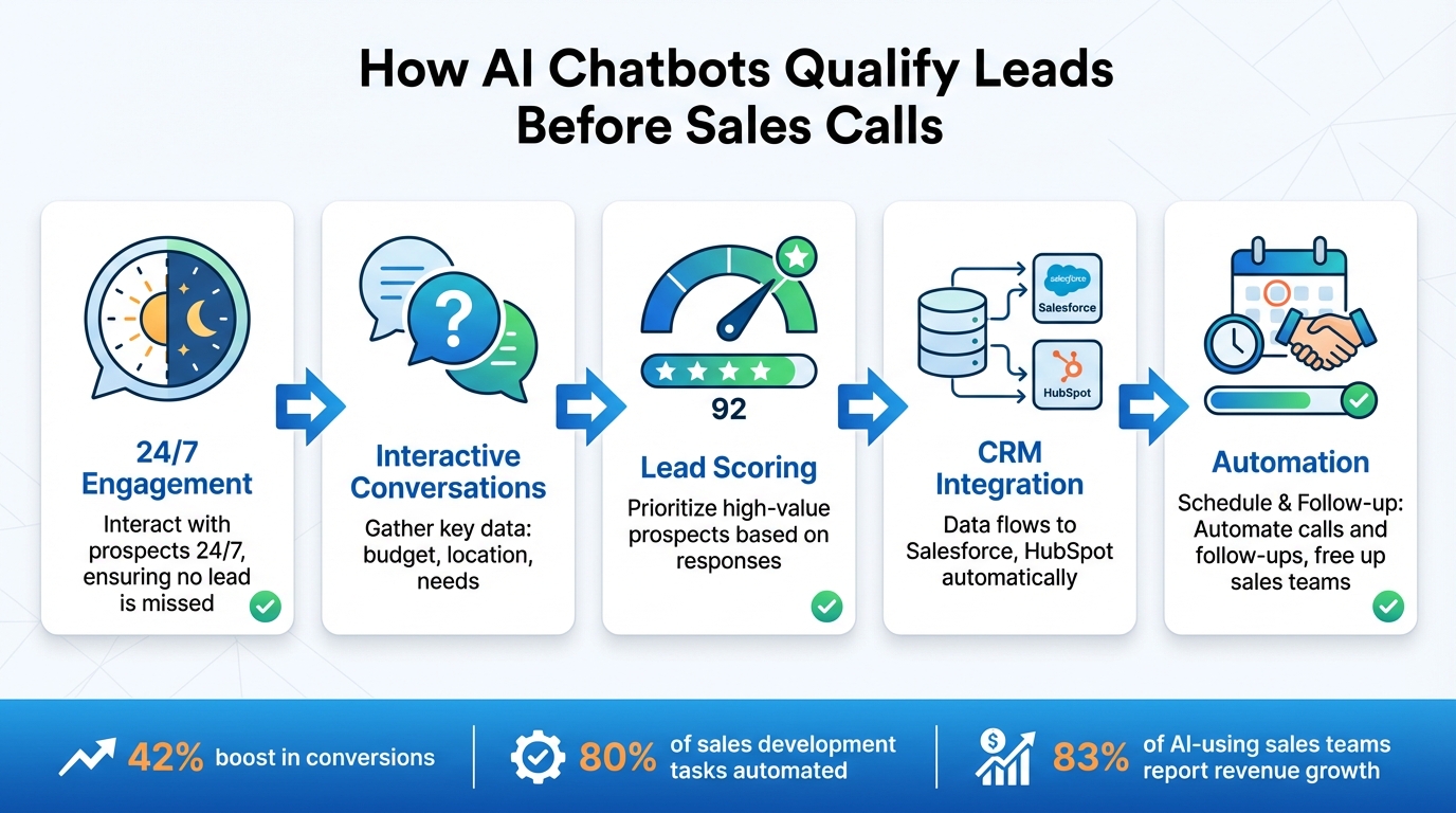 5-Step AI Chatbot Lead Qualification Process