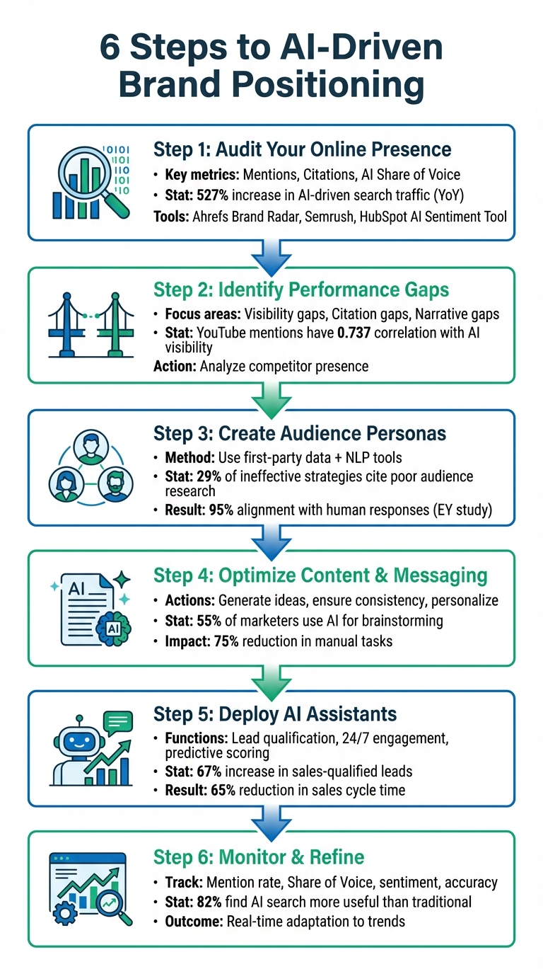 6-Step AI Brand Positioning Strategy Framework