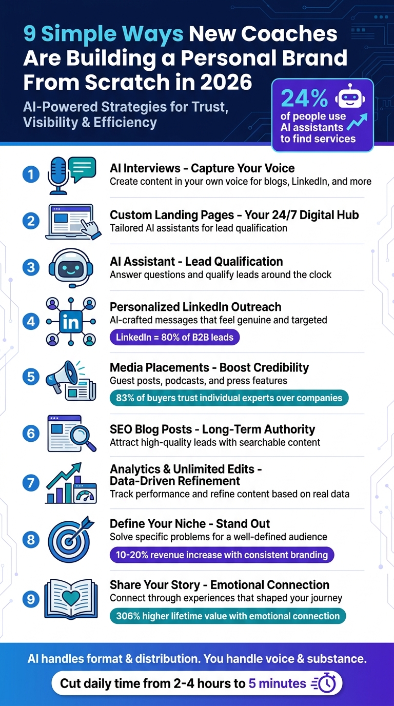9 Ways New Coaches Build Personal Brands in 2026