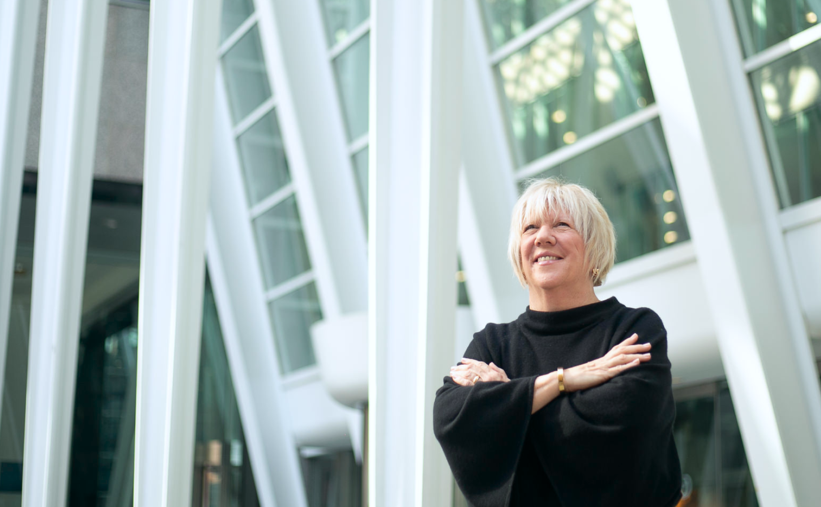 Jo-Ann Ladouceur speaking at a leadership event