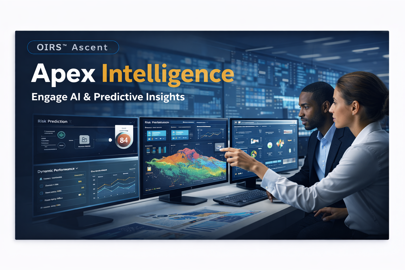 OIRS Ascent Apex Intelligence package delivering advanced analytics, predictive insights, and high-fidelity operational intelligence for scaling operations