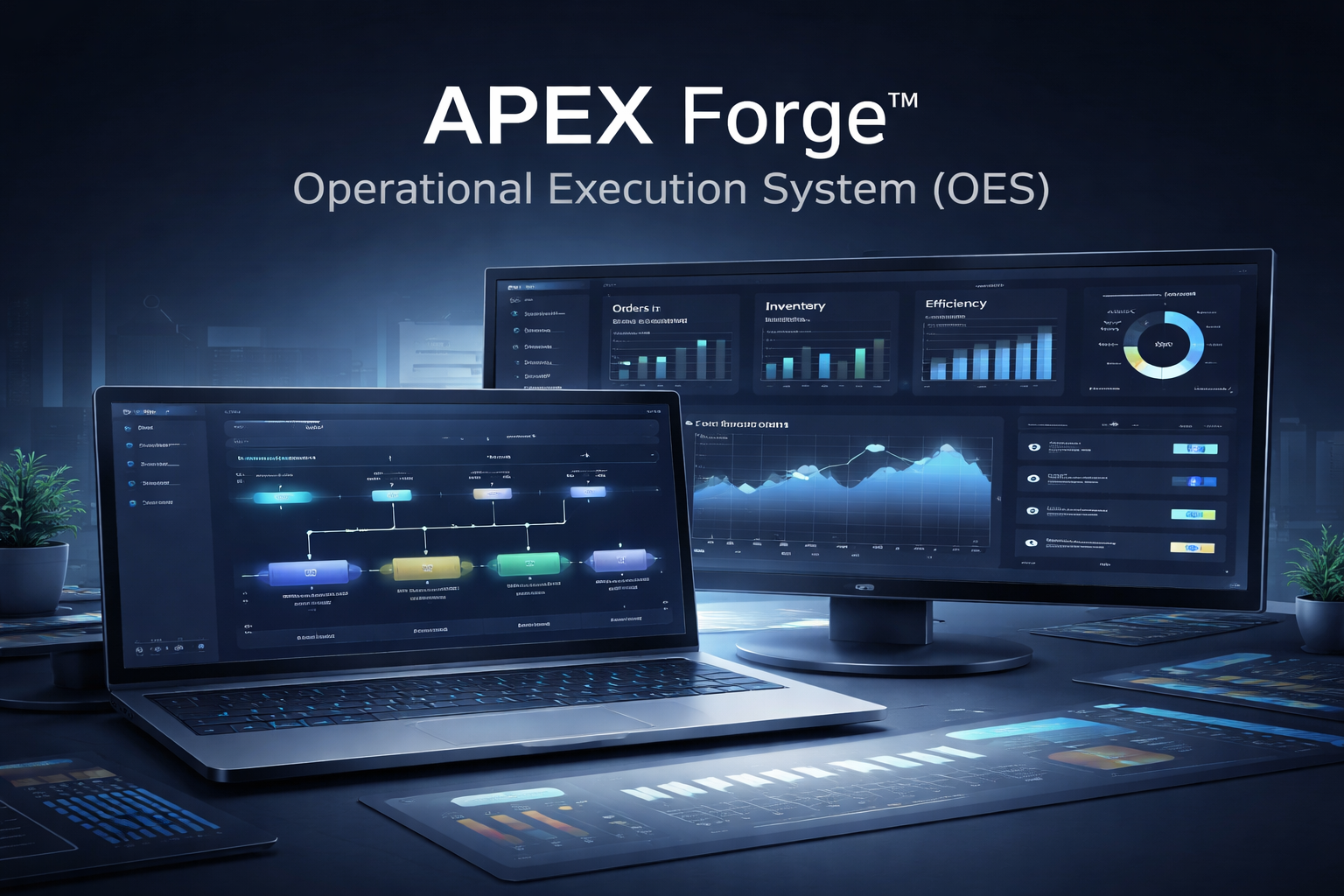 Operational execution visibility and Forge Dashboard visualization for APEX Forge OES