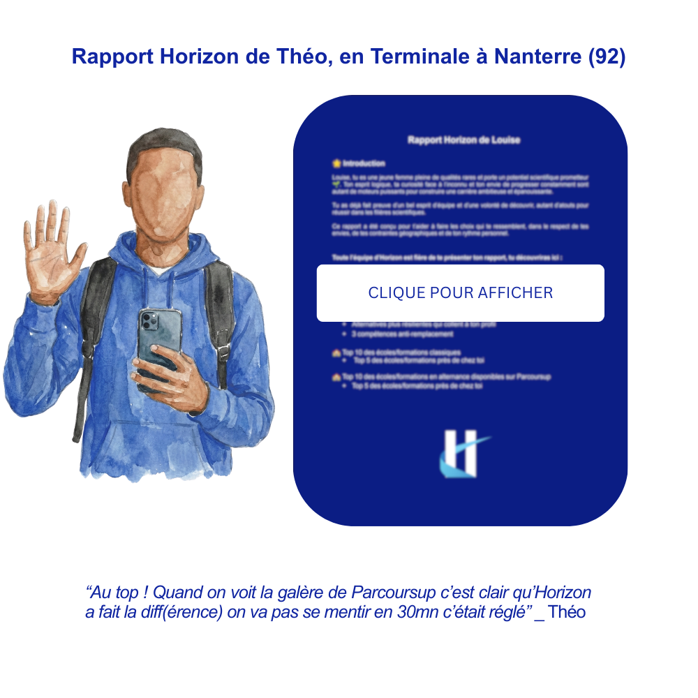 Rapport horizon de Théo