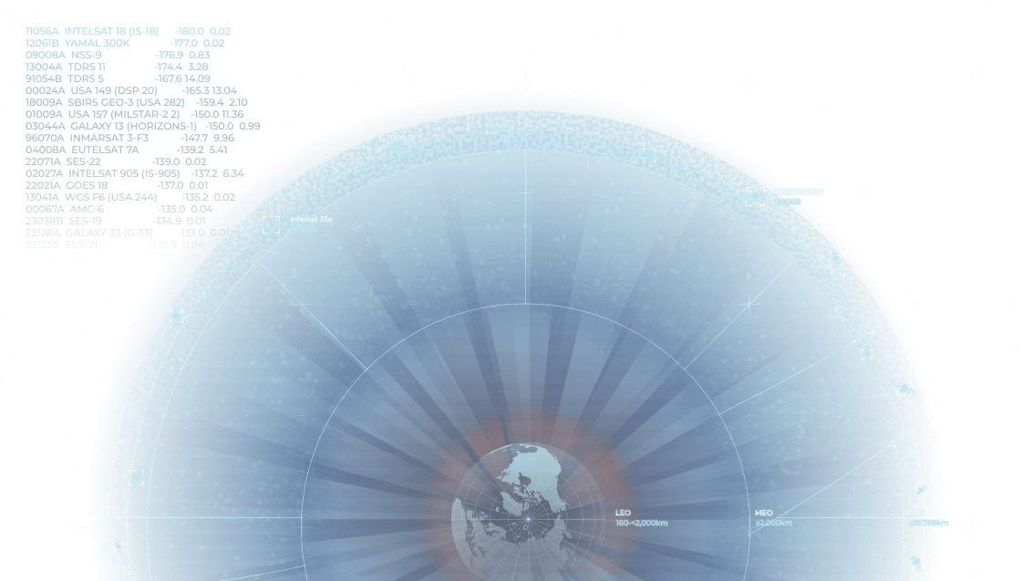 An abstract visualization of the Slingshot Global Sensor Network