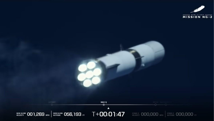 A rocket with lights in the skyAI-generated content may be incorrect.