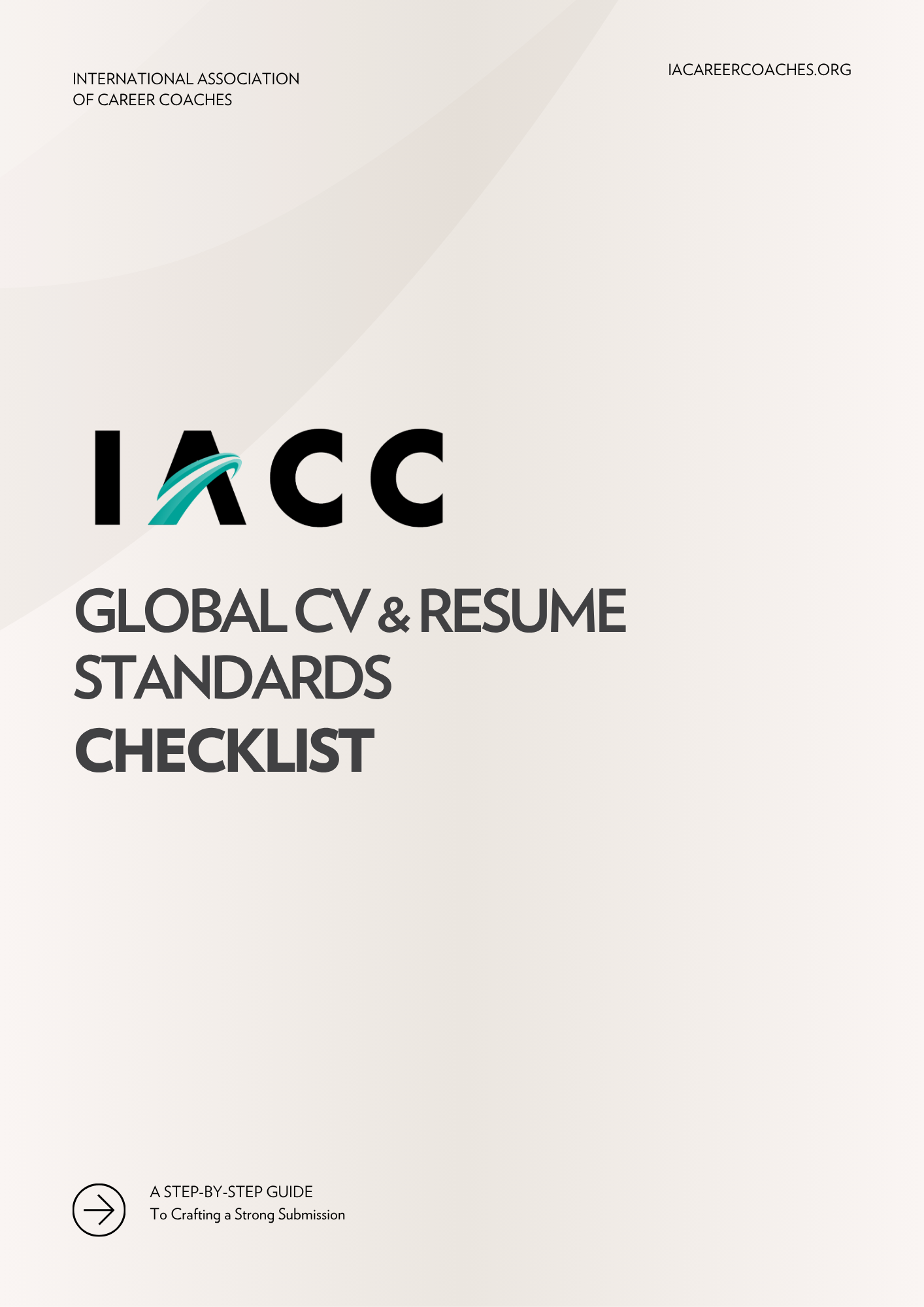 Global CV and Résumé Standards Checklist