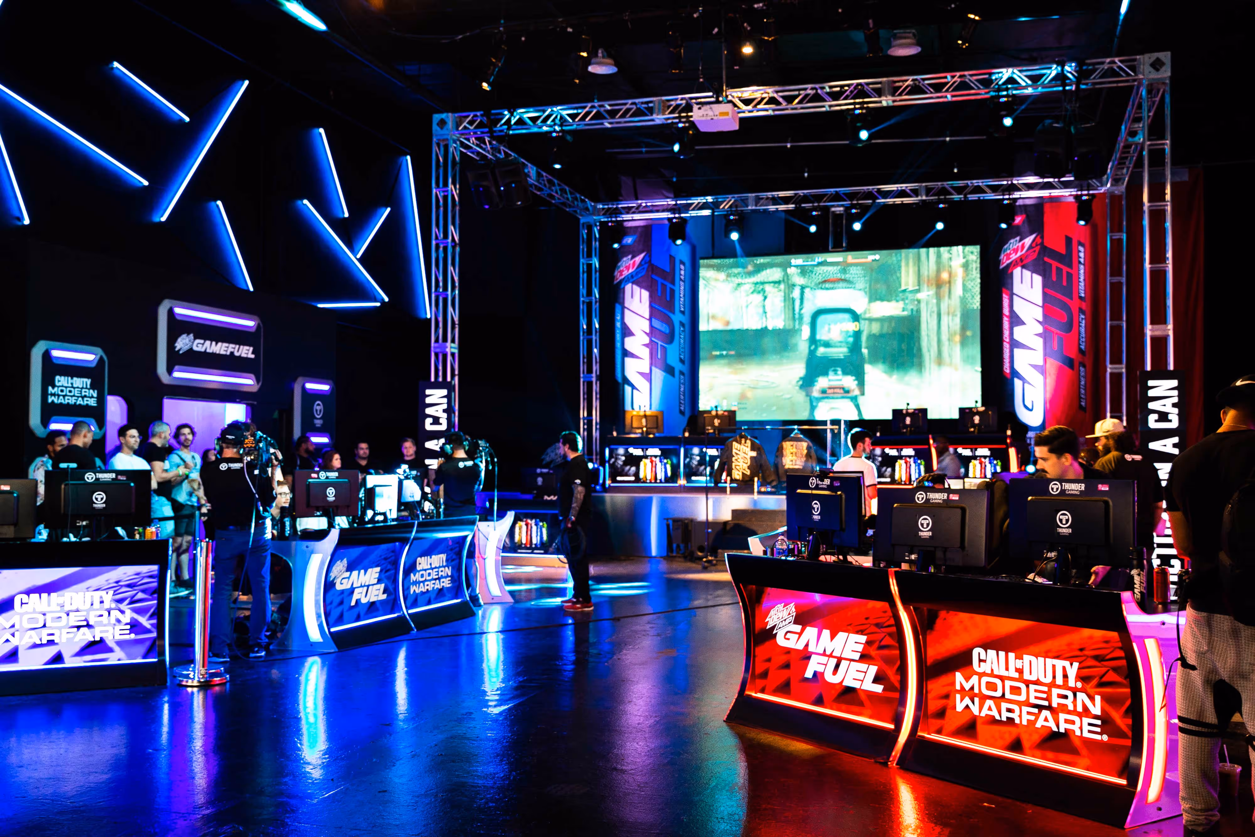 An esports awards broadcast staged at Thunder Studios
