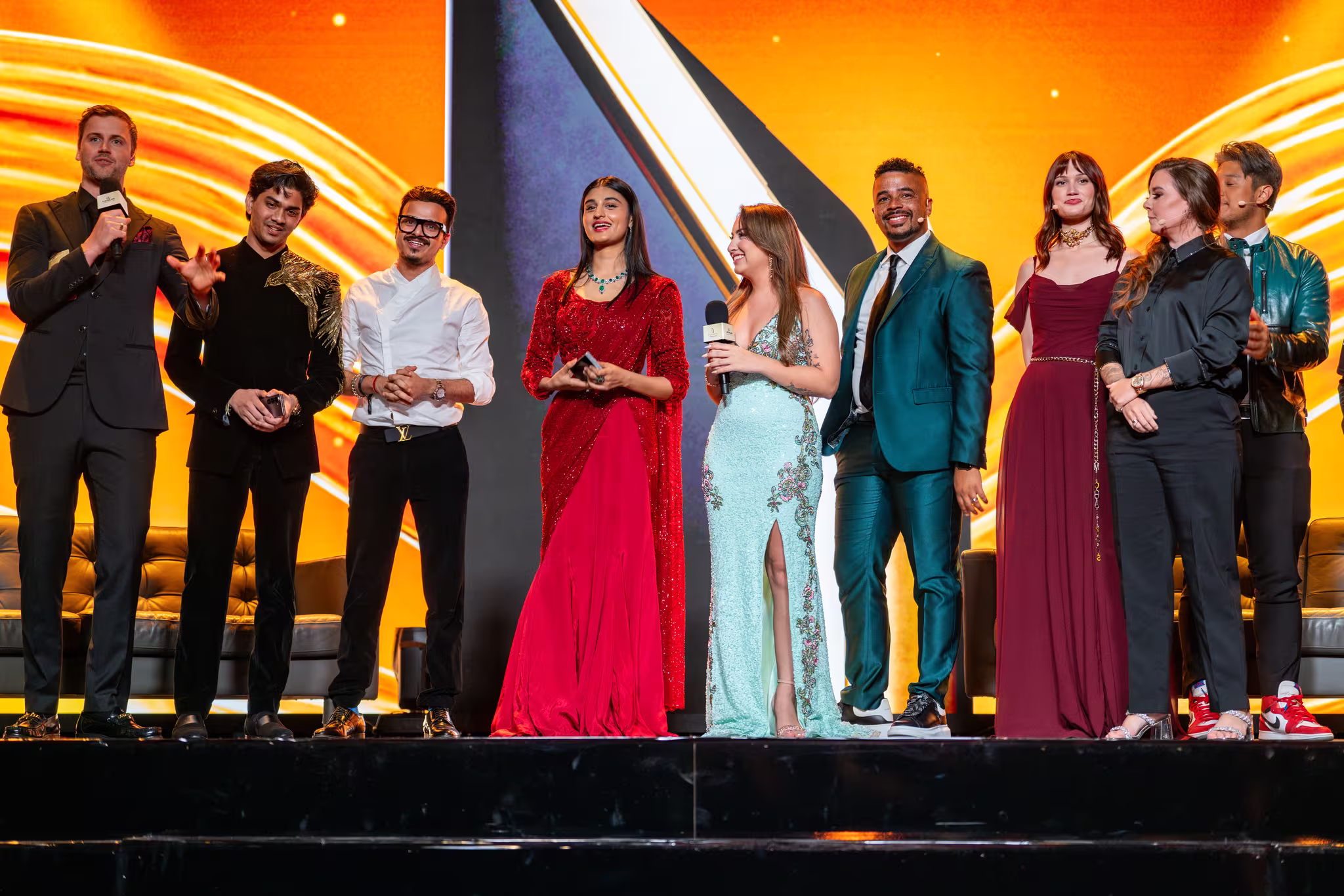 An awards show audience seated on a Thunder Studios stage