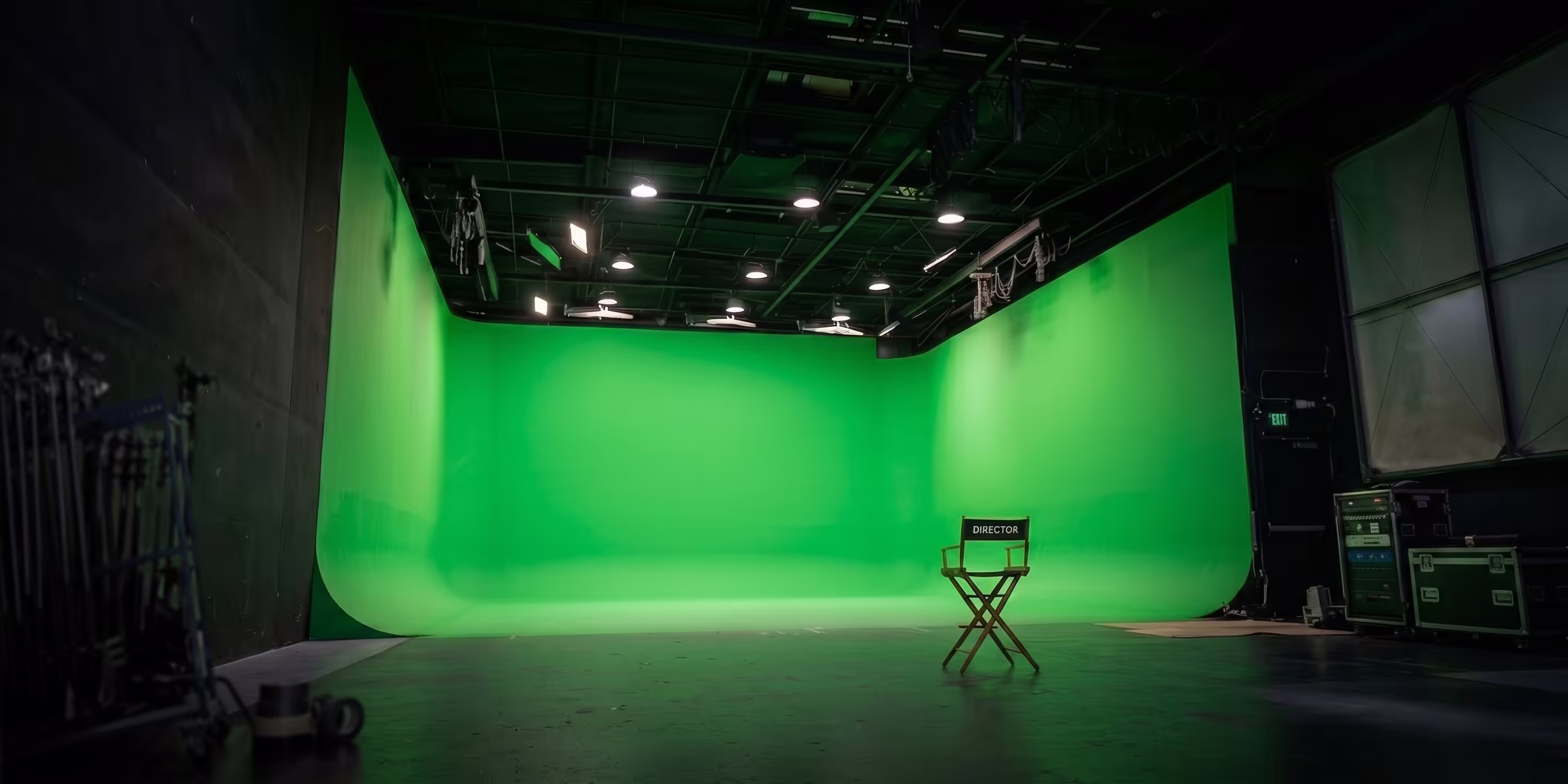 Thunder Studios Stage 2 interior with lighting grid