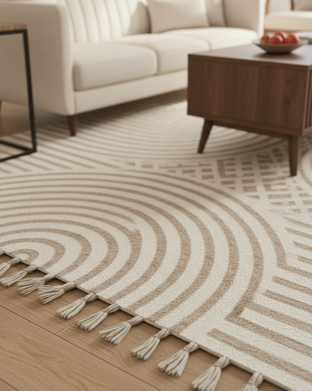 Boho Area Rug in room