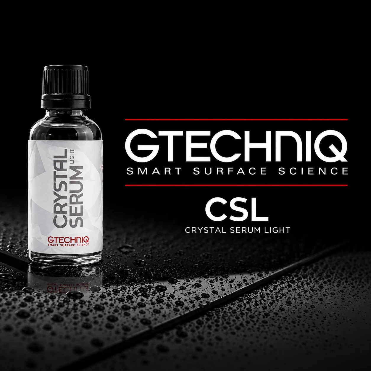 White box of Gtechniq Crystal Serum Ultra automotive coating product.