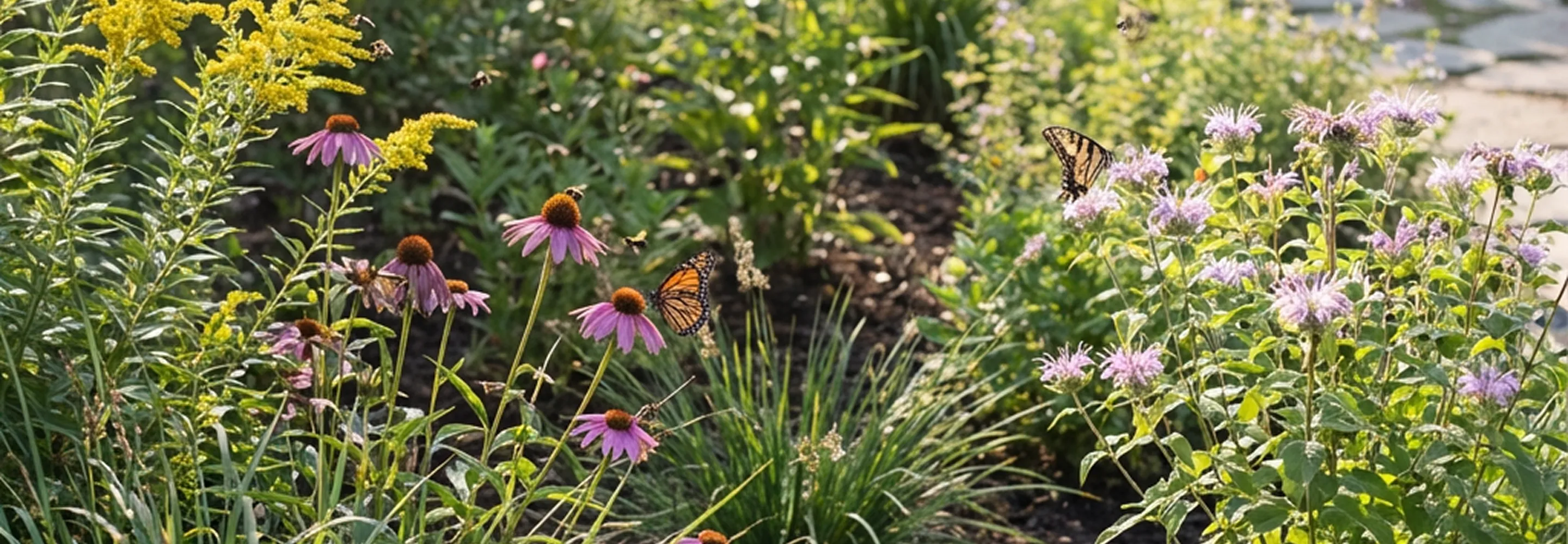 Fotografía de un jardín