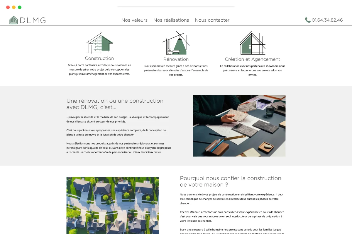 pictogrammes du site dlmg