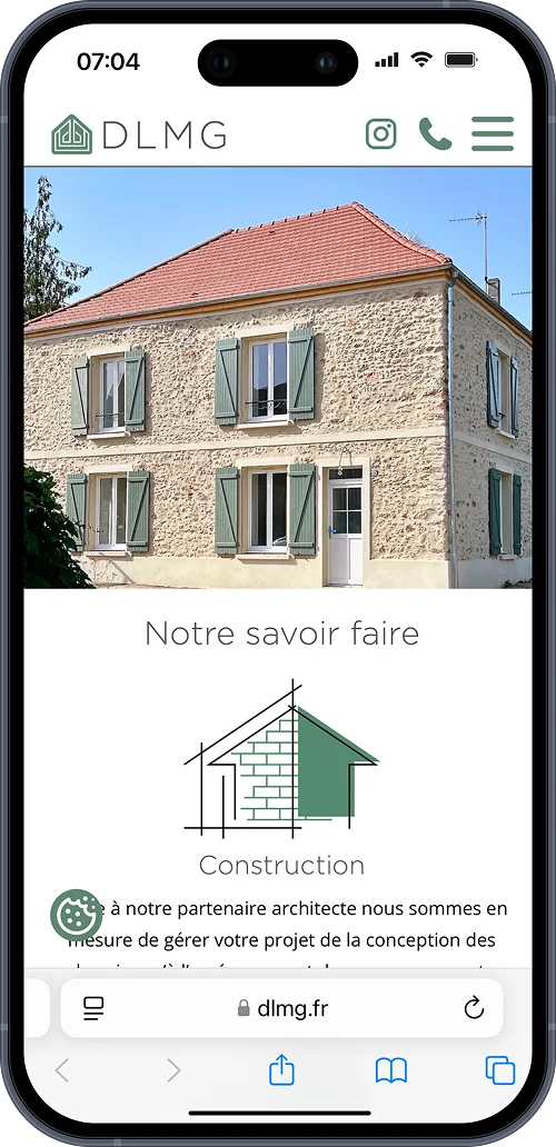 version responsive du site dlmg