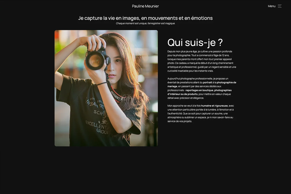 page à propos du site https://pauline-meunier-artphoto.webflow.io/