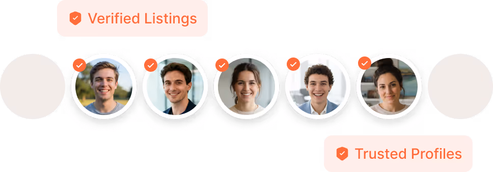 Verified listings and trusted user profiles