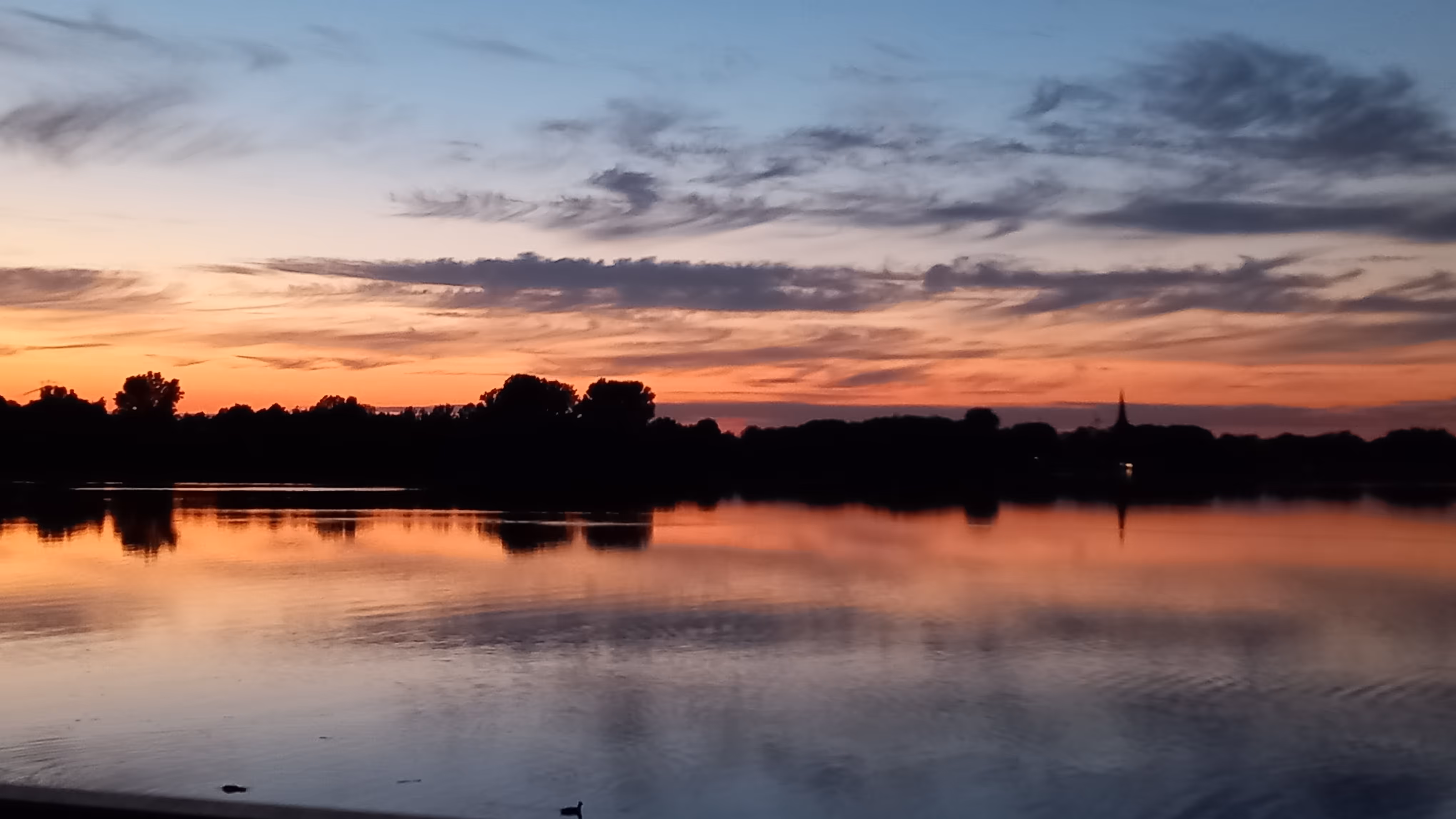 Sonnenuntergang an der Xantener Nordsee