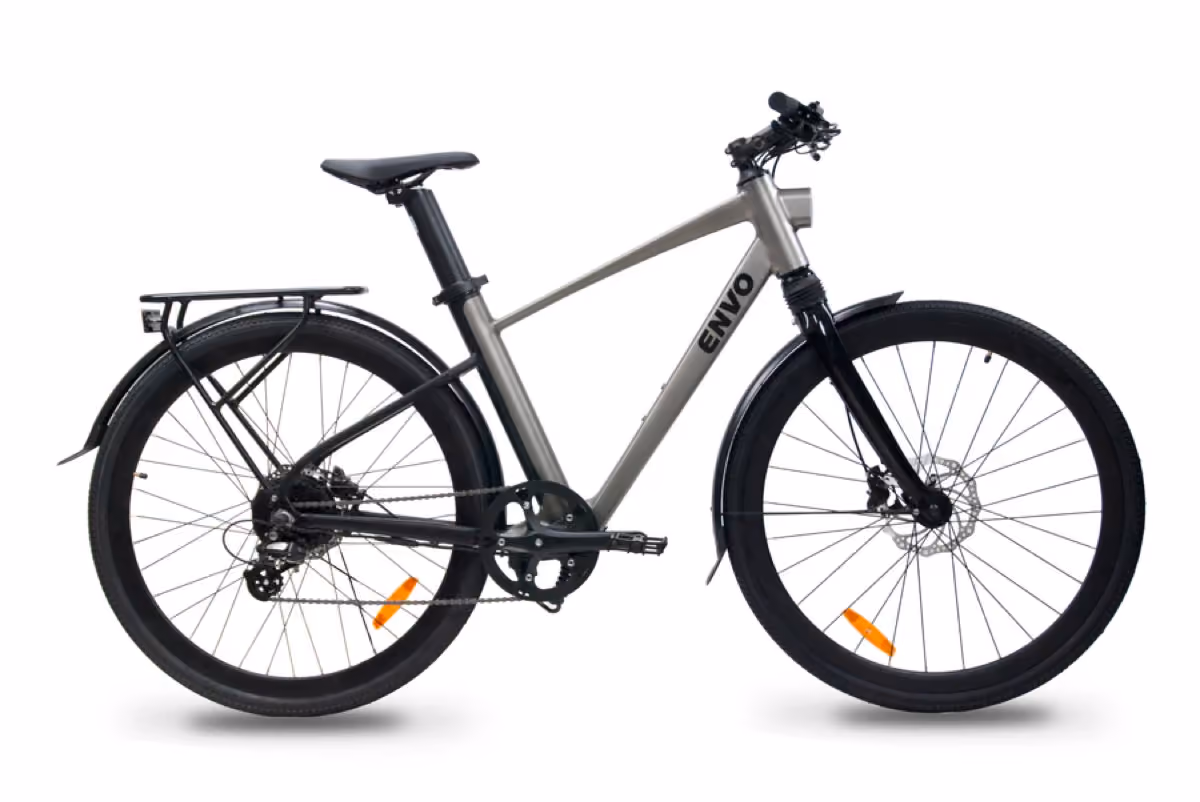 ENVO Stax Pro lightweight e-bike, side view