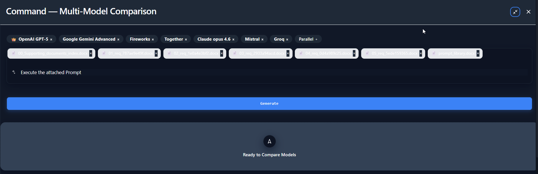 Prompt Interface — Night Mode