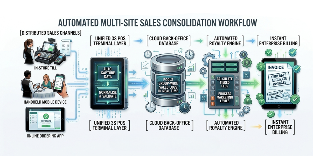 Step-by-Step Workflow: Automated Multi-Site Sales Consolidation