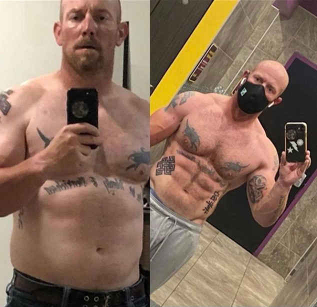 CUT STACK II – customer before and after mirror selfies