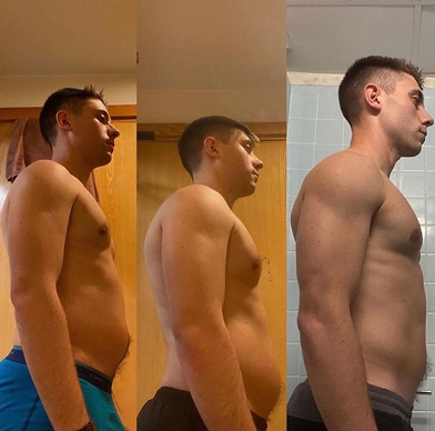 SOCOM II – side-view progression photos, stomach flattened