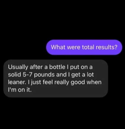 SOCOM II – DM: puts on a solid 5-7 lbs per bottle and gets a lot leaner